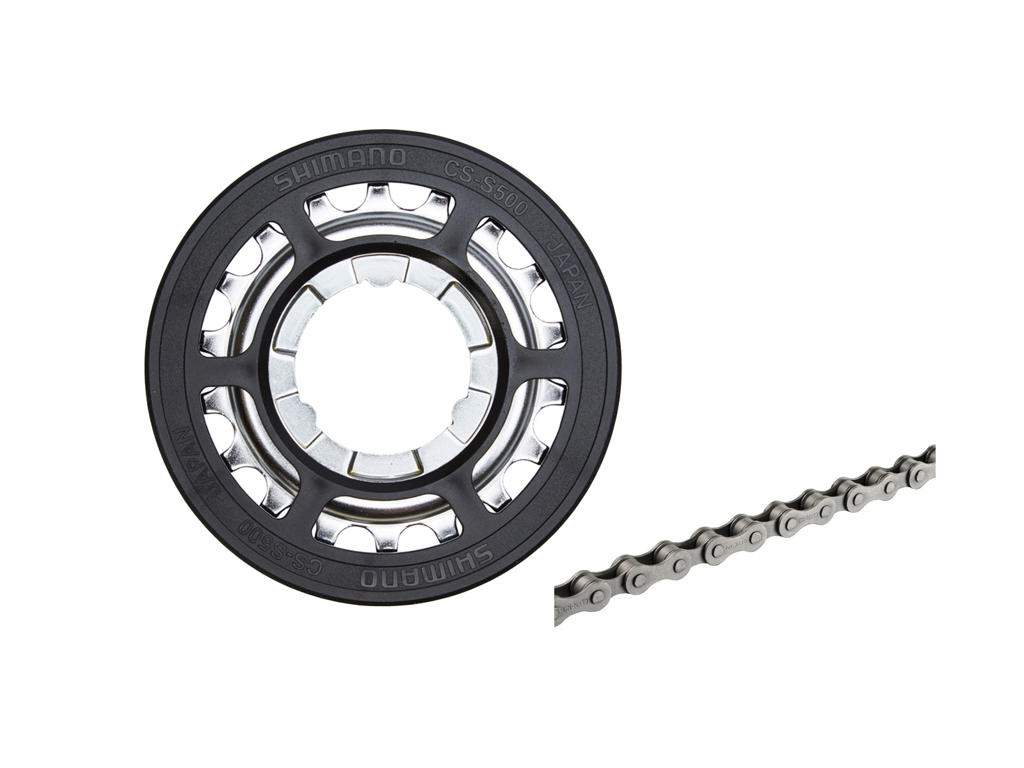 Shimano Alfine gearhjul 18-20 tands - Inkl. rustbeskyttet Nexus kæde NX10