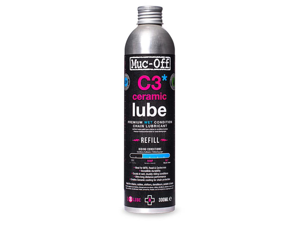 Muc-Off Wet Lube - C3 Ceramic - Keramisk - Våd kædeolie - 300 ml