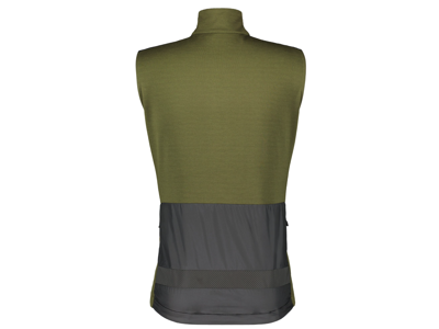 SCOTT Gravel Warm Merino - Vest - Sort/Grøn