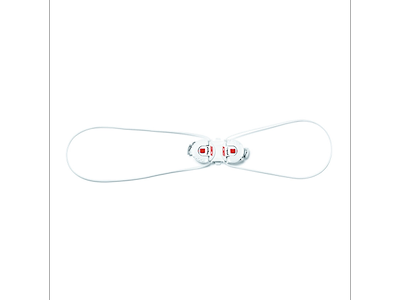 Sidi Double Tecno 3 Push: 1 Piece Spænde i Hvid