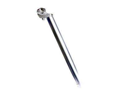 Sadelpind i aluminium 400mm lang sølv