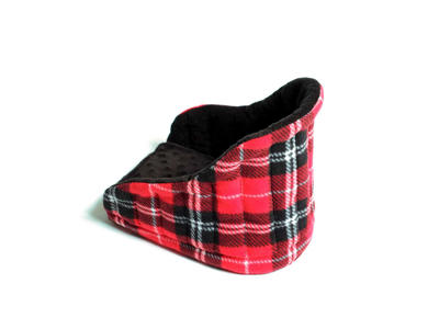 Buddyrider Booster - Kurv til ekstra komfort og mindre hunde - Rød/sort