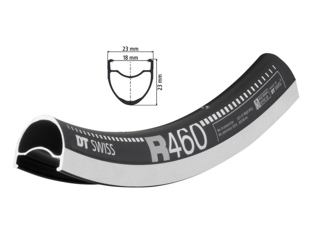 DT Swiss R460 Fælg 28/29 32 huller 18-622 TL"