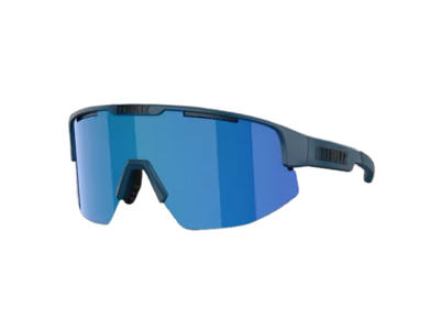 Bliz Matrix Medium (33) - Cykelbriller - Brown/Mirror Lens - Mat Blå