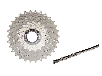 Shimano Dura Ace kassette og kæde - 11 gear kassette 11-30 tands samt HG901 kæde