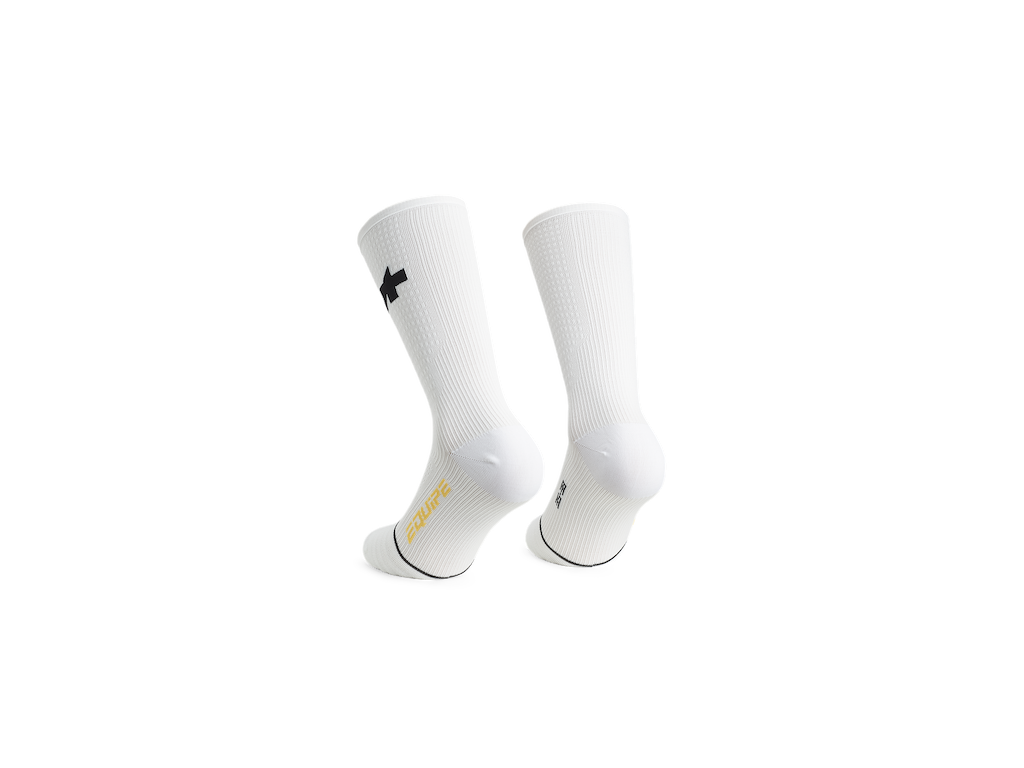 Assos EQUIPE Spring Fall Socks P1 - Cykelstrømper - Hvid - Str. I