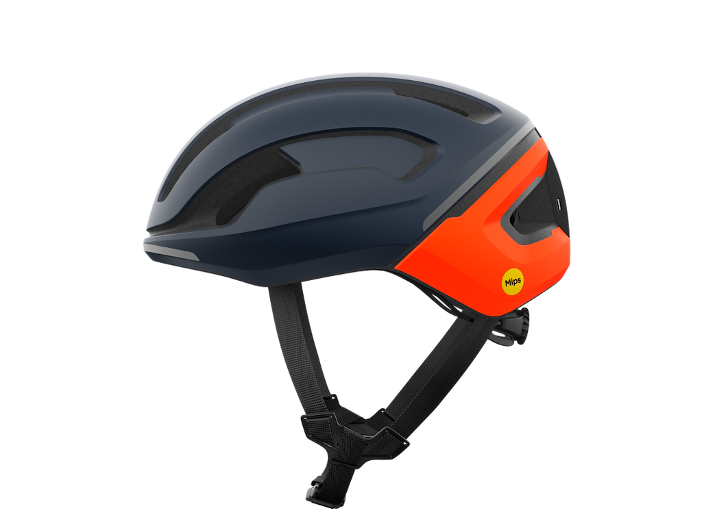 POC Omne Beacon MIPS Cykelhjelm - Navy/Orange - Str. 50-56 cm