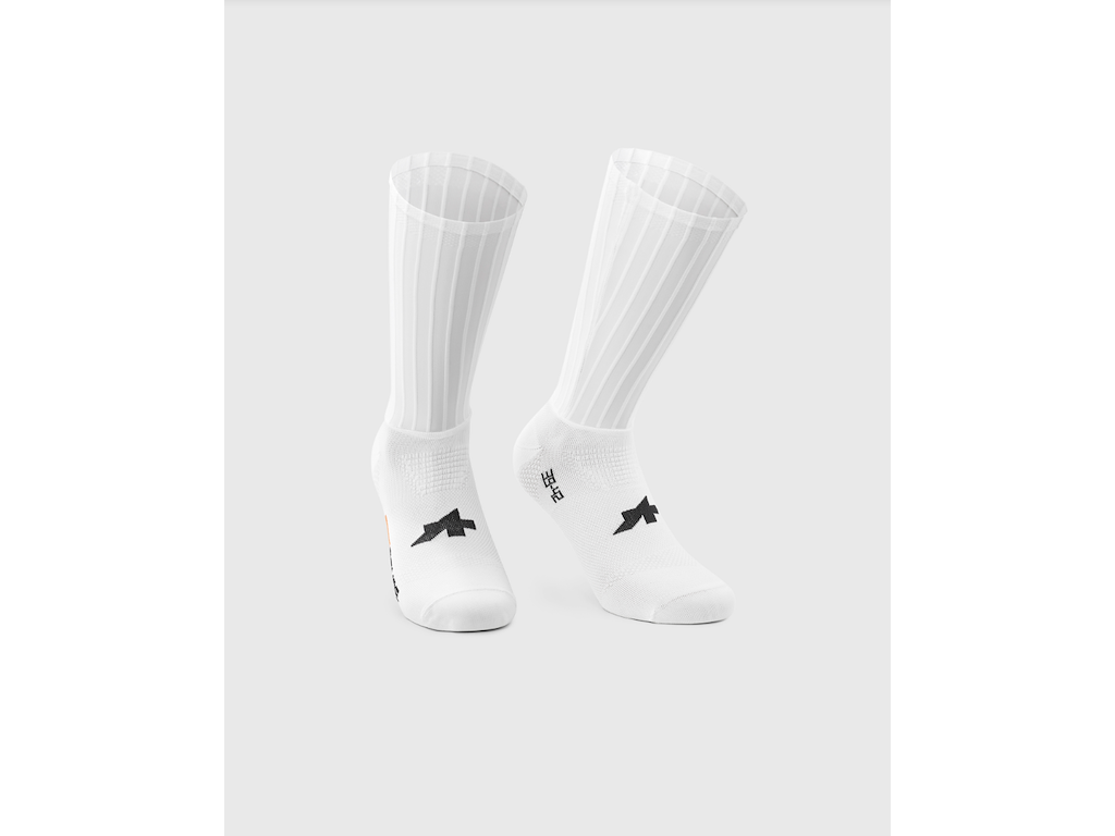 Assos RSR Bolide Socks S11 - Cykelstrømper - Hvid