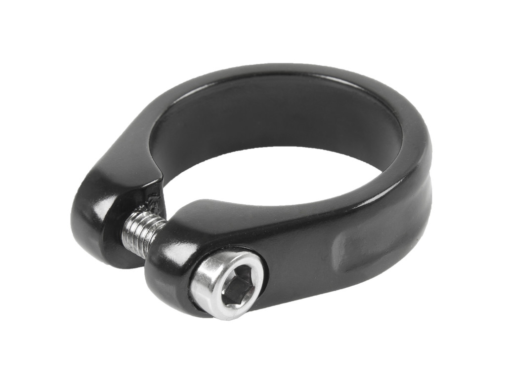 M-Wave Clampy - Sadelrørs klampe - Aluminium - CrMo skrue - Sort