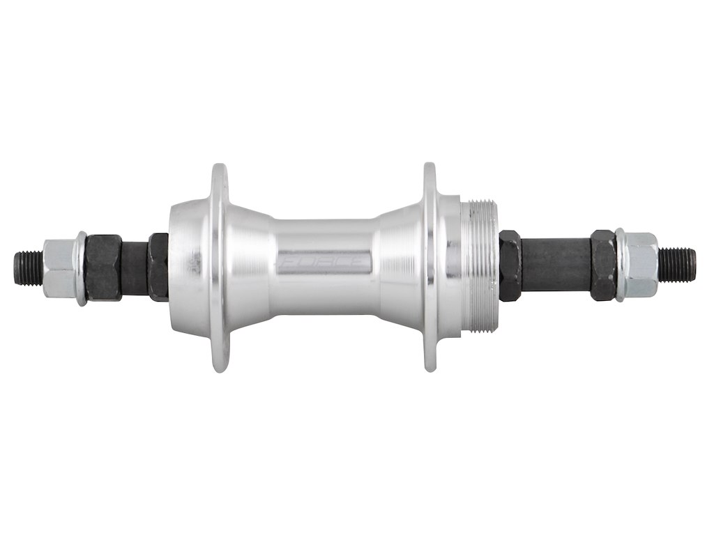 FORCE bagnav til skruekrans - forseglede lejer Quick release og 36 eger huller - Sølv