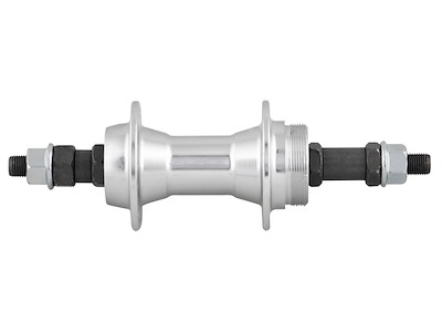 FORCE bagnav til skruekrans - forseglede lejer Quick release og 36 eger huller - Sølv