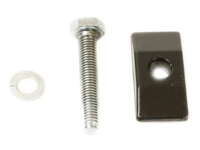 Beslag til støtteben bred sort