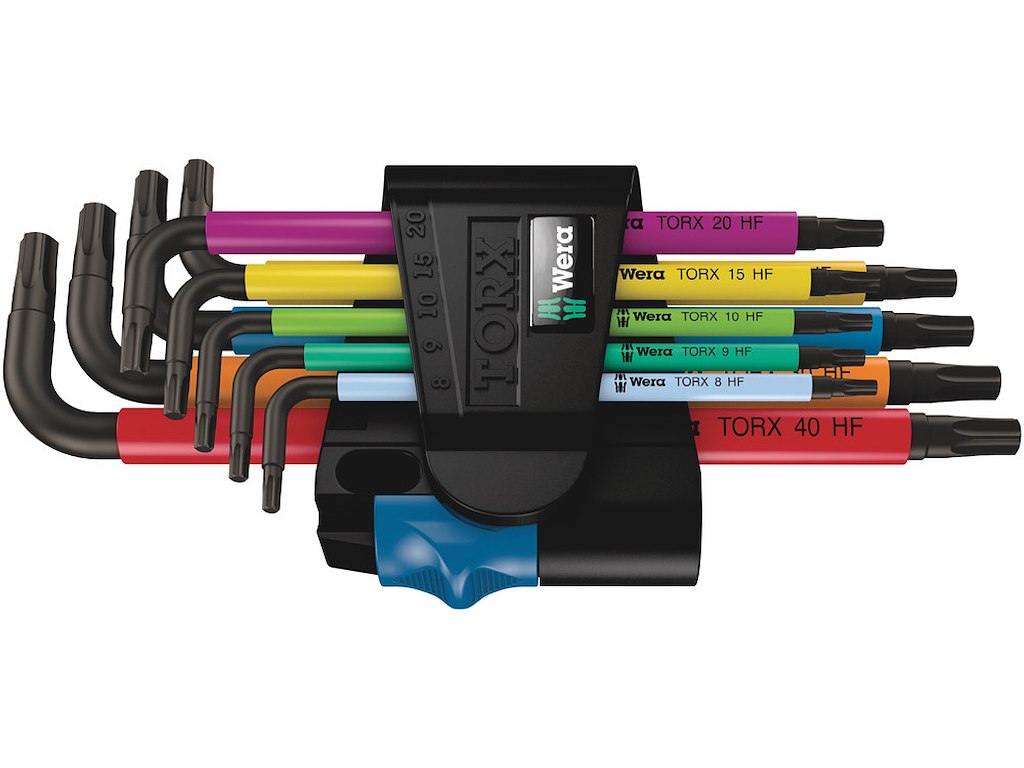 Wera 967/9 Torxnøgle Sæt Kompakt Multicolor