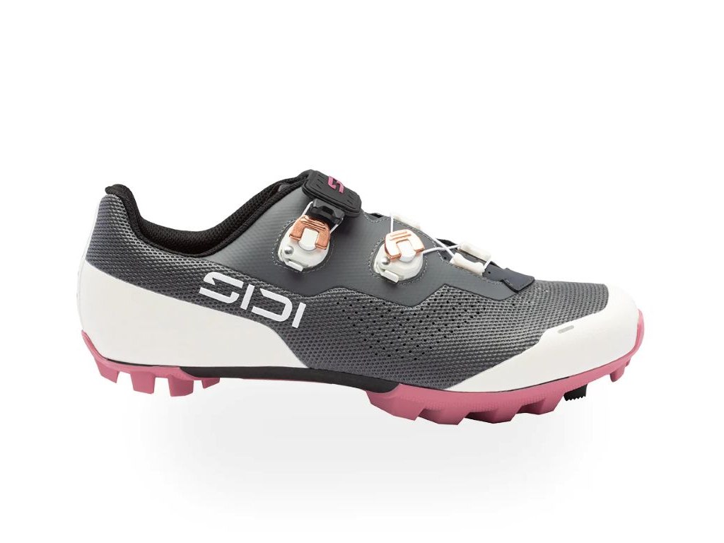Sidi Dominator X - Cykelsko - Gravel - Dame - Anthracite Ice White - Str.  36