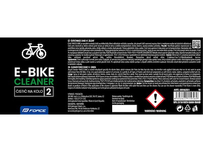 FORCE degreaser til E-Bike 1 liter refil - Grøn væske
