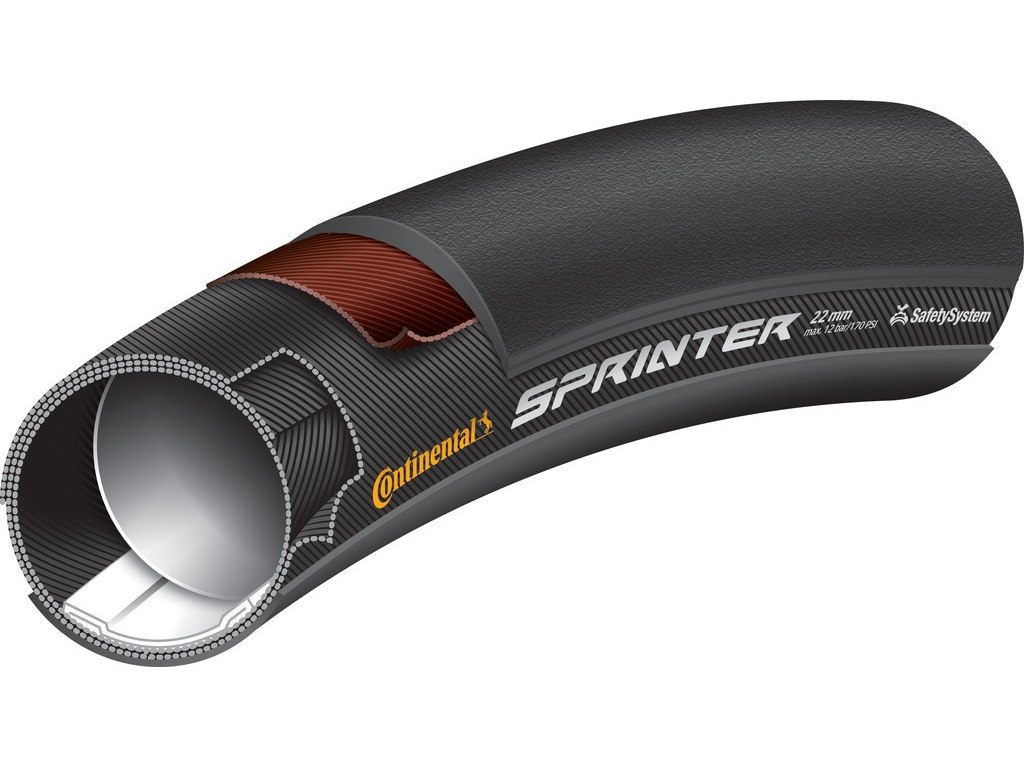 Continental Sprinter Tubulardæk 700x25c