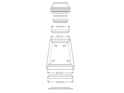 Headset LIGHT'IN 11/8 - 1,5
