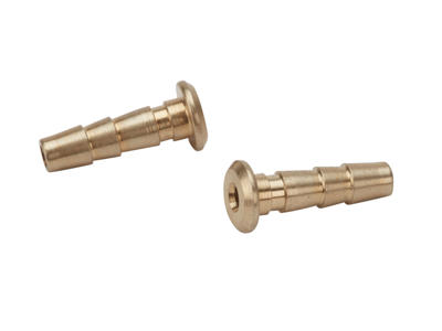 Atredo - Hydraulisk nippel - Til Hayes/Tektro - 2.5mm - Messing - 2 stk.