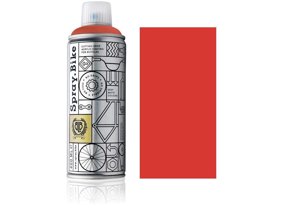 Spray.Bike spraymaling 400 ml rød