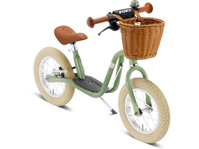Puky LR XL BR Classic Løbecykel Med Bremse Retro Grøn