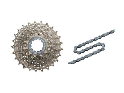 Shimano Alivio kassette og kæde - 9 gear kassette 11-36 tands samt HG53 kæde