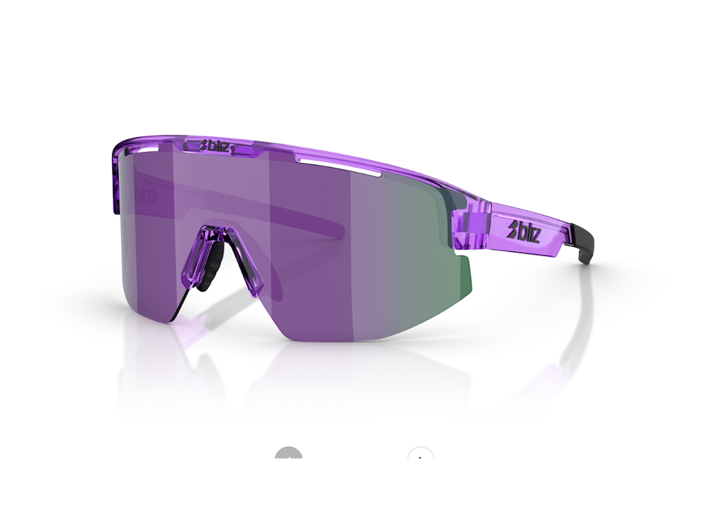 Bliz Matrix Small - Cykelbriller - Transparent Purple/Smoke/Purple Multi
