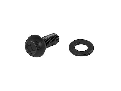 FORCE unbrako skrue M5x12mm 2 stk. til flaskeholder - Sort