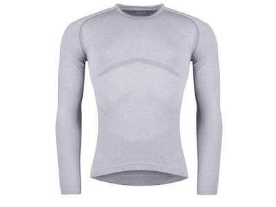 Force Soft Baselayer Langærmet Lys Grå Størrelse XS/S