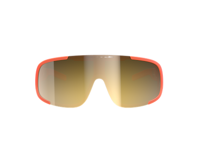 POC Aspire Cykelbriller - Flou Orange Translucent/Clarity Road/Partly Sunny Gold