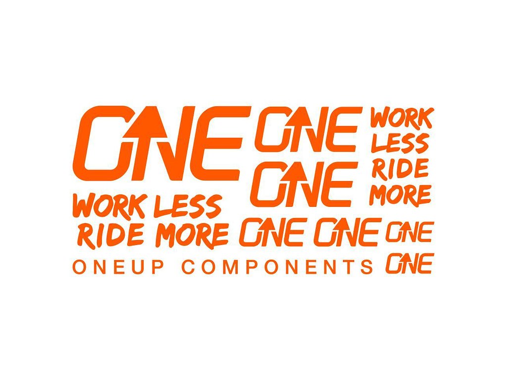 OneUp Components Klistermærker Orange