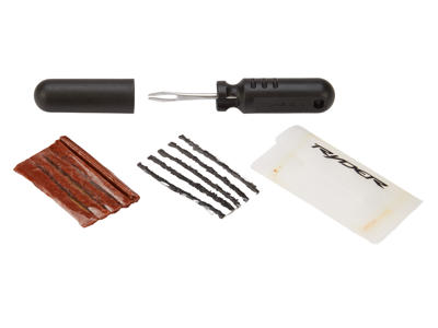 Ryder Slug Plug kit - Lappegrej til tubeless dæk - Værktøj inkl. 10 lappestrips