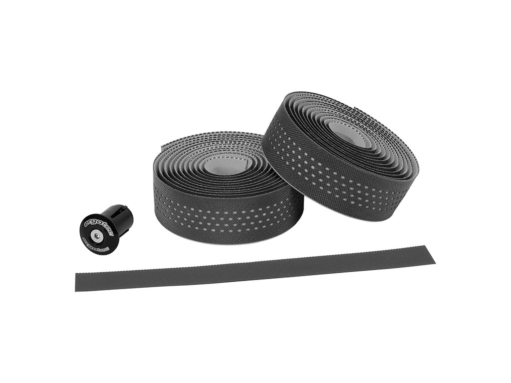 Ergotec Sanremo Gravel Styrbånd 3,2mm tyk 30mm bred 200cm lang - Sort/Grå