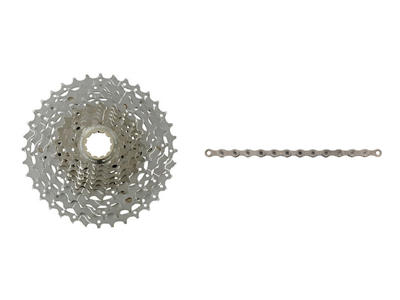 Shimano XT kassette og kæde - 10 gear kassette 11-32 tands samt HG95 kæde