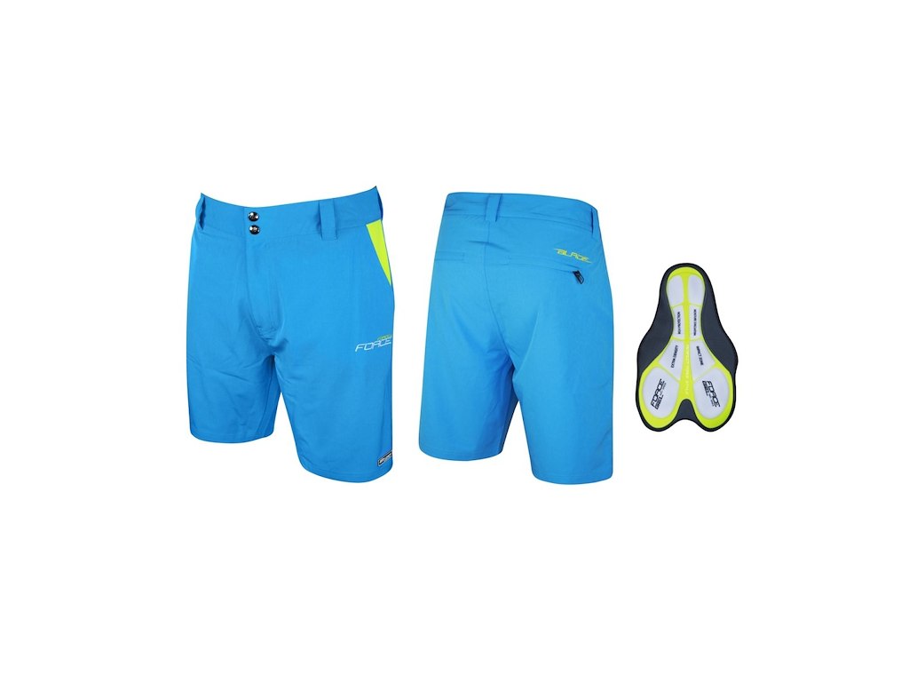Force Blade MTB shorts blå Str. XS