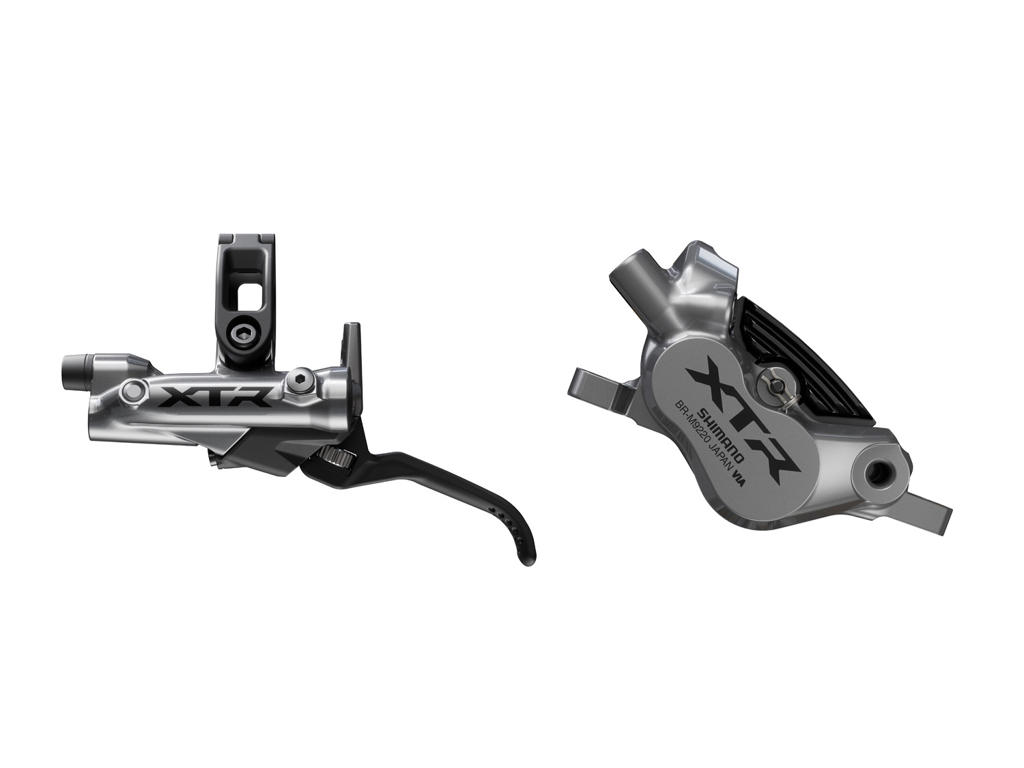 Shimano XTR M9220 - Hydraulisk Skivebremsesæt - 4 stempler - For/venstre - resin 