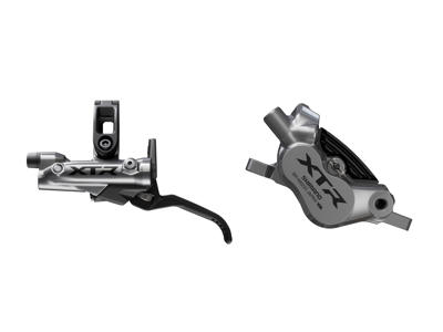 Shimano XTR M9220 - Hydraulisk Skivebremsesæt - 4 stempler - For/venstre - resin 