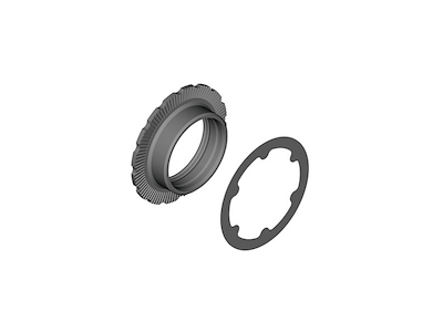 Shimano XTR Lock ring og skive til kranksæt model FC-M9100