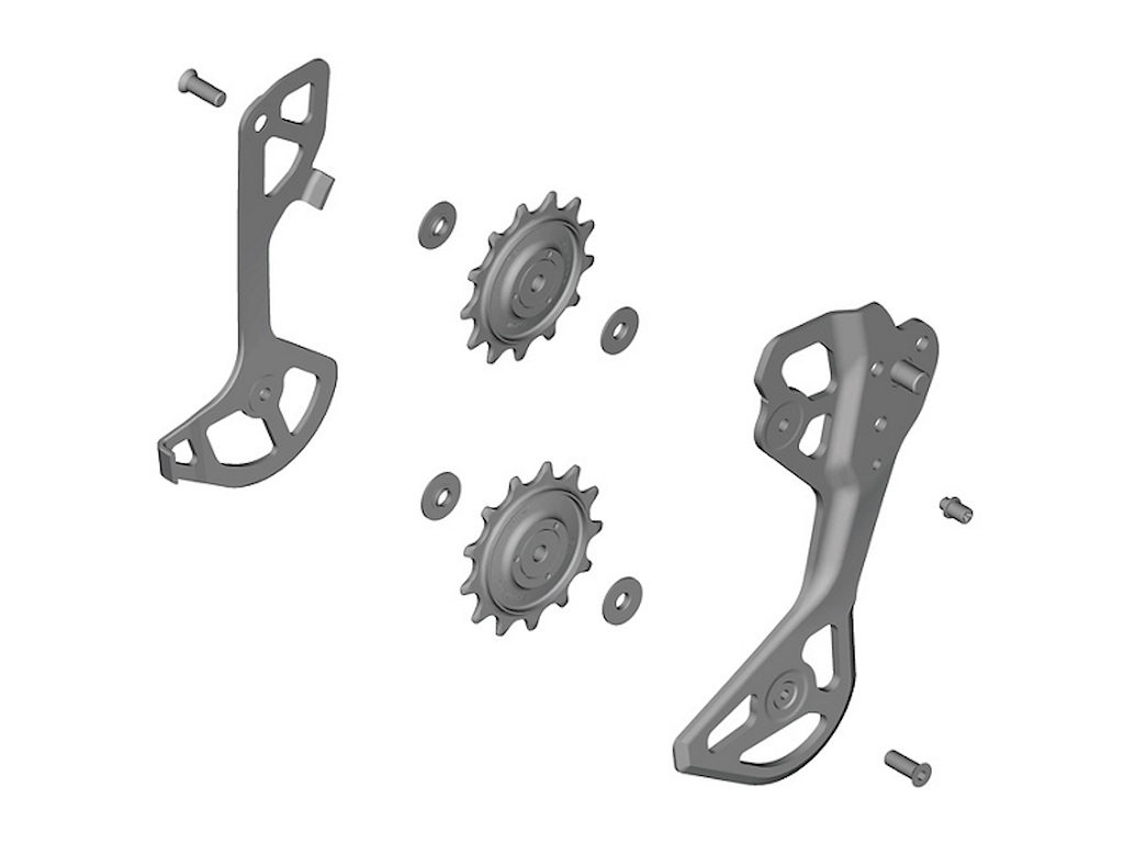 Shimano Deore XT M8200 Laske enhed med pulleyhjul til bagskifter 12 gear GS type