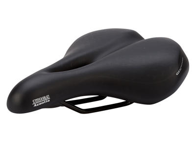 Sadel Tioga model Urbani Aura Sort med gel