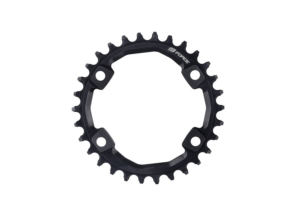 FORCE NW klinge 34 tands 4 bolt BCD 96 CNC aluminium 10/11 og 12 gear sort