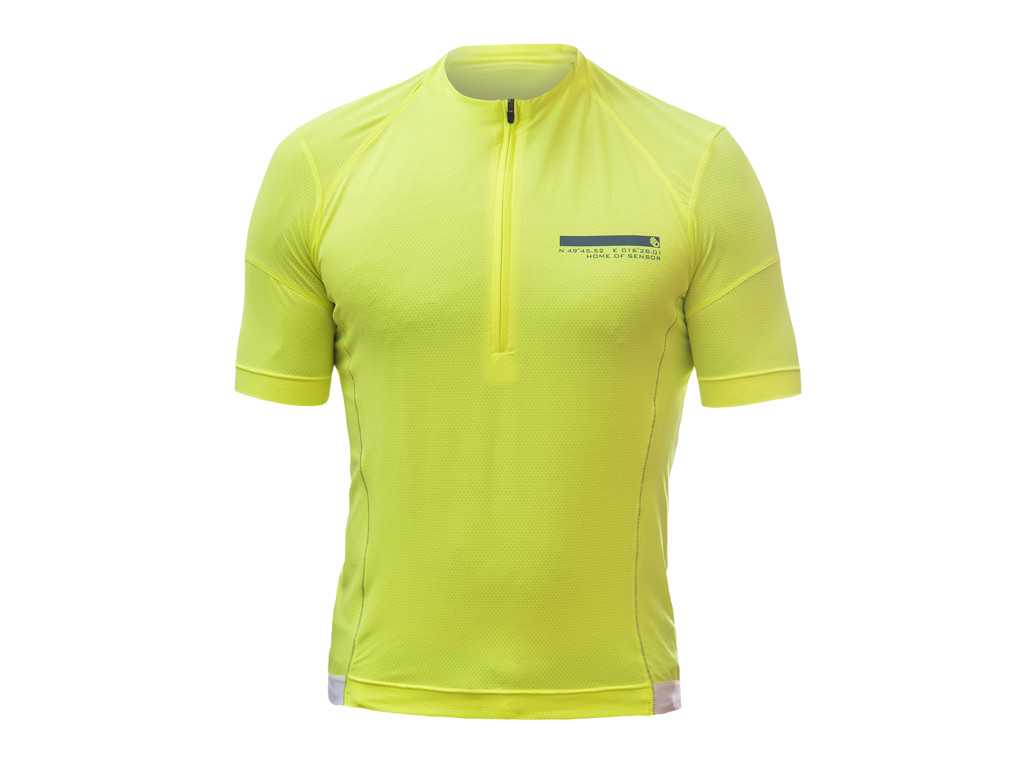 Sensor Coolmax Entry - Cykeltrøje korte ærmer - Neon gul - Str. L