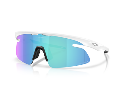 Oakley RSLV Lite - Cykelbriller - Matte White/Prizm Sapphire