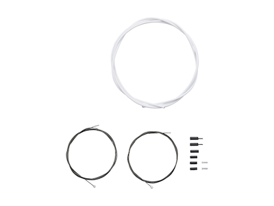 Shimano Gearkabel sæt Road - OT-SP41 Optislick  - Hvid