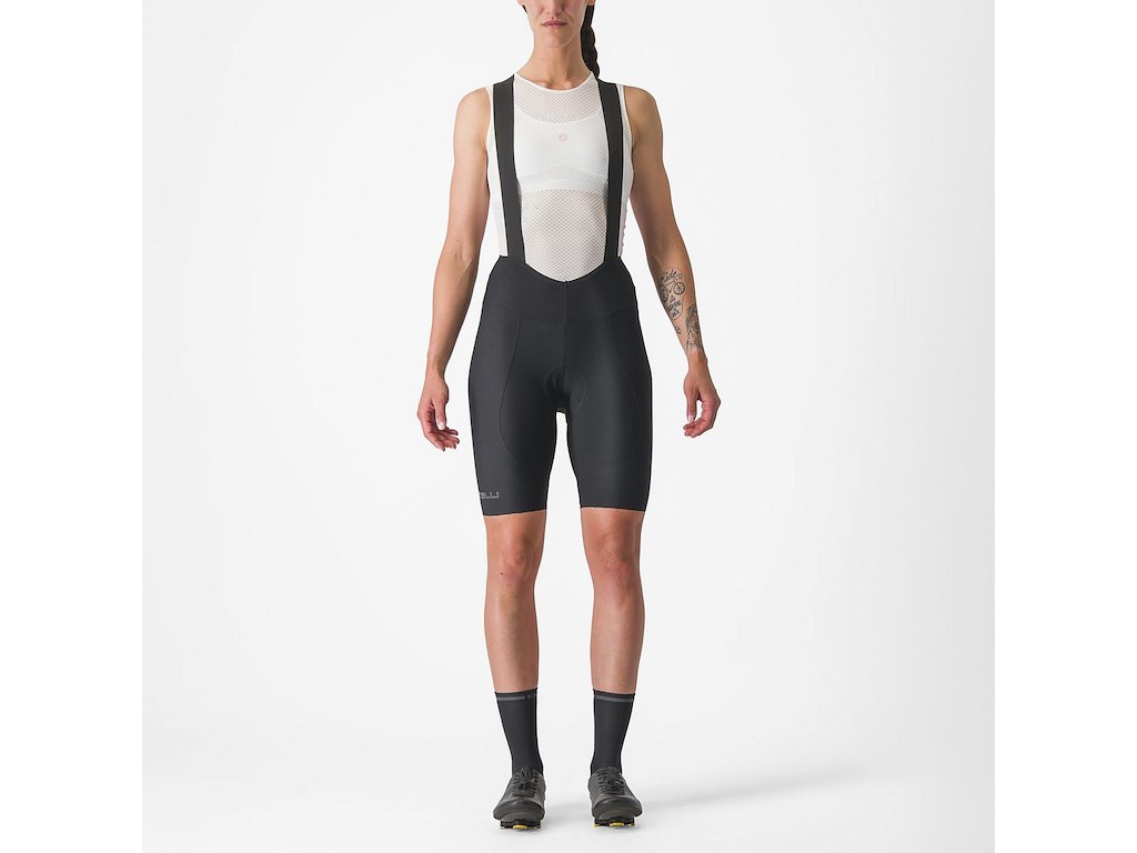 Castelli Espresso DT bibshorts sort dame (Shorts størrelse: XS)
