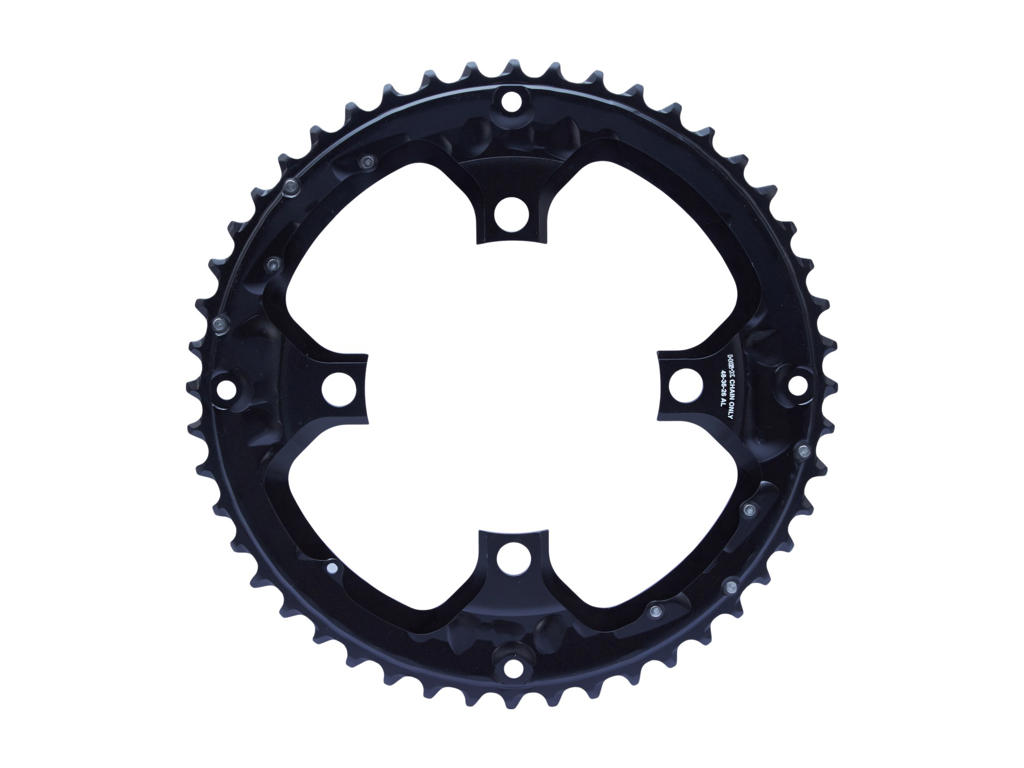 Shimano Deore - 48 tands klinge MTB - BCD96 - FC-M6010 - Sort - For chain guard