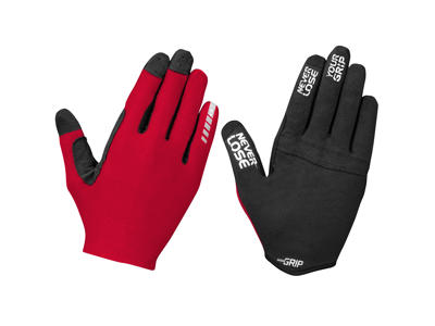 GripGrab Aerolite InsideGrip - Cykelhandske med lange fingre - Rød - Str. S (8)