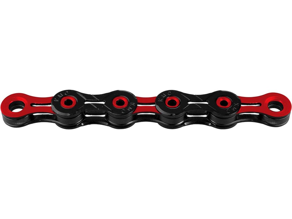 KMC 11 speed DLC 11 Kæde Rød/Sort KMC 11 speed DLC 11 Kæde Rød/Sort