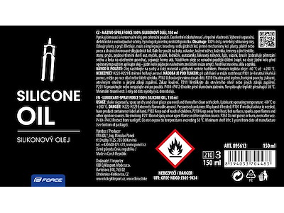 FORCE olie spray 100% silikone olie 150ml