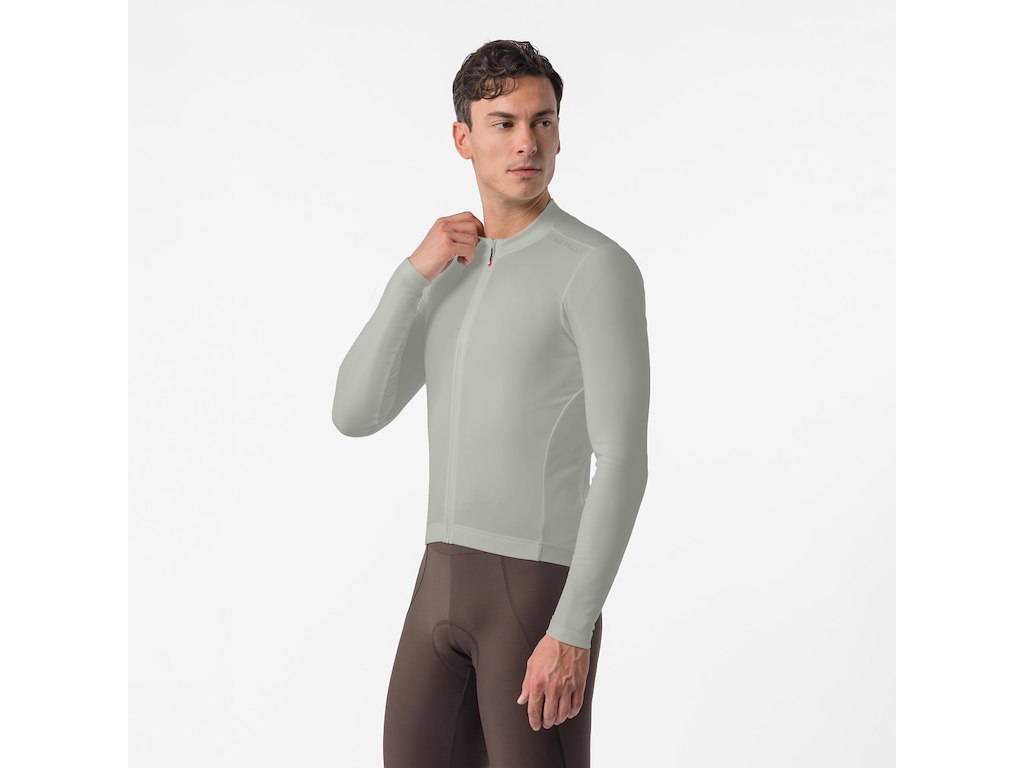 Castelli Espresso Thermal 2 Jersey - Cykeltrøje - Lange ærmer - Herre - Shadow - Str. 2XL