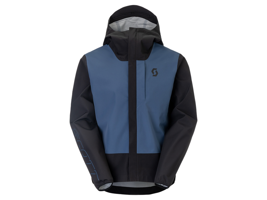 SCOTT Vertic 2.5L Waterproof Jacket - Cykeljakke - Herre - Sort/Dusk Blue - Str. M SCOTT Vertic 2.5L Waterproof Jacket - Cykeljakke - Herre - Sort/Dusk Blue - Str. M